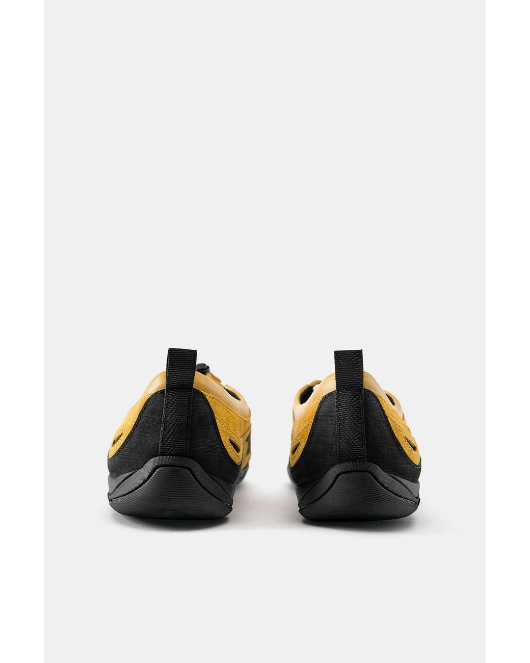 Pull&Bear Brown Often Leather Tabi Trainers for men