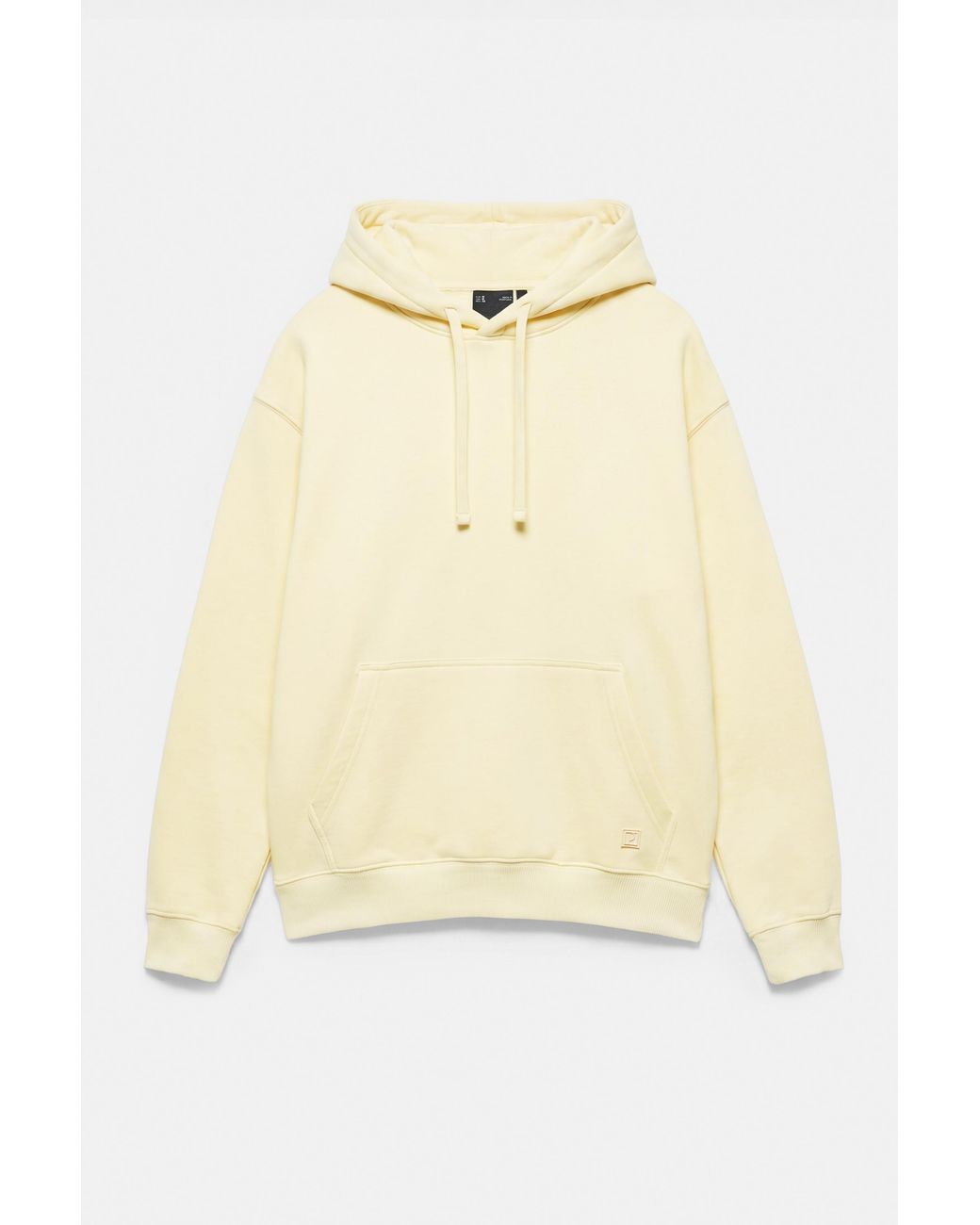 Pull&Bear Natural Basic Hooded Sweatshirt for men