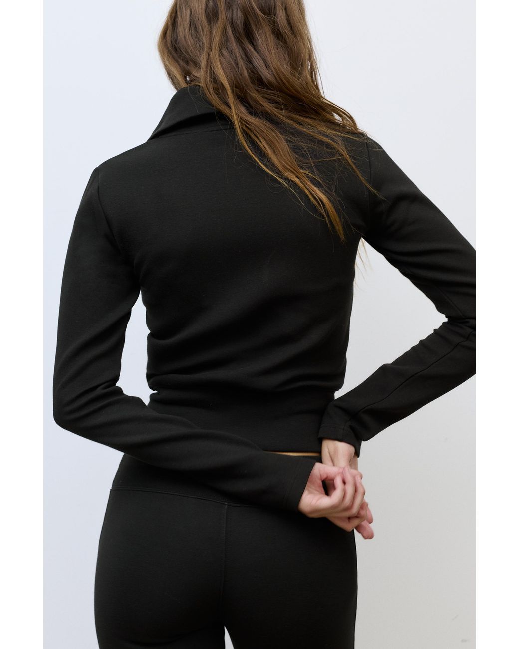 Pull&Bear Black Zip-Up Jacket