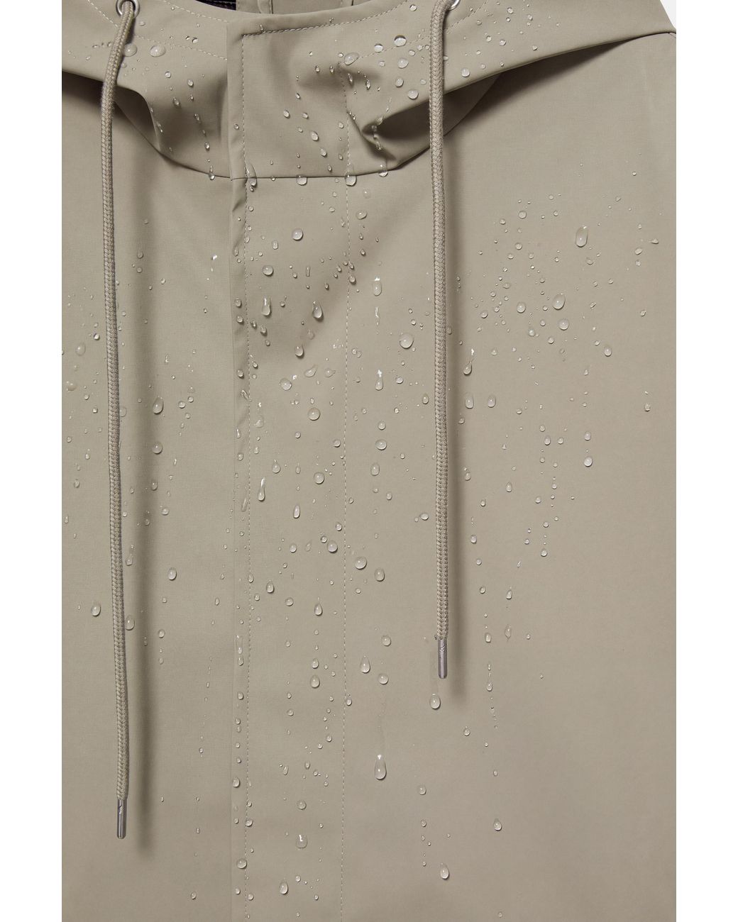 Coupe-Vent Long À Capuche Pull&Bear pour homme en coloris Gray