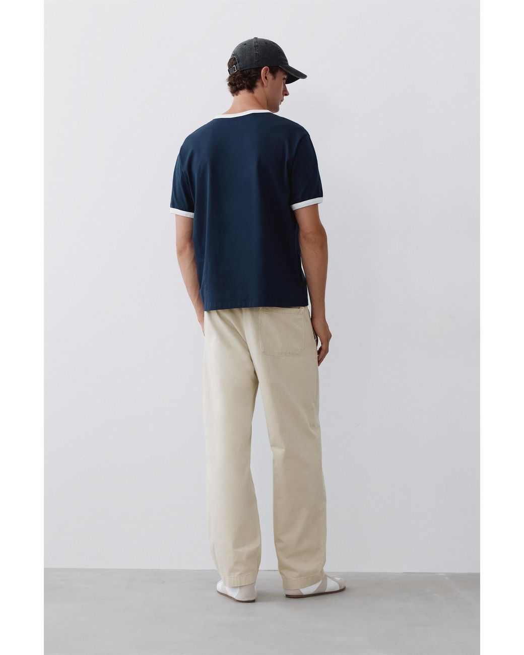 Pull&Bear Baggy-Jogginghose in White für Herren