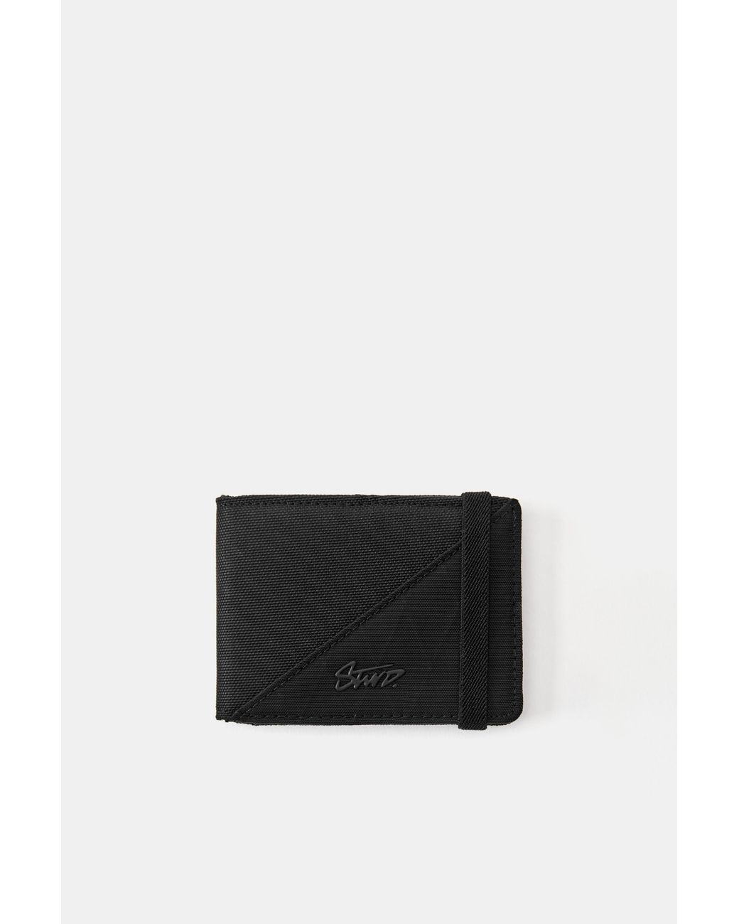 Pull&Bear Black Stwd Wallet for men