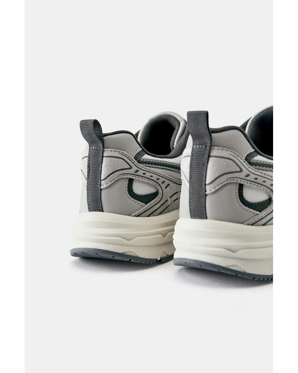 Pull&Bear White Multi-Piece Trainers for men