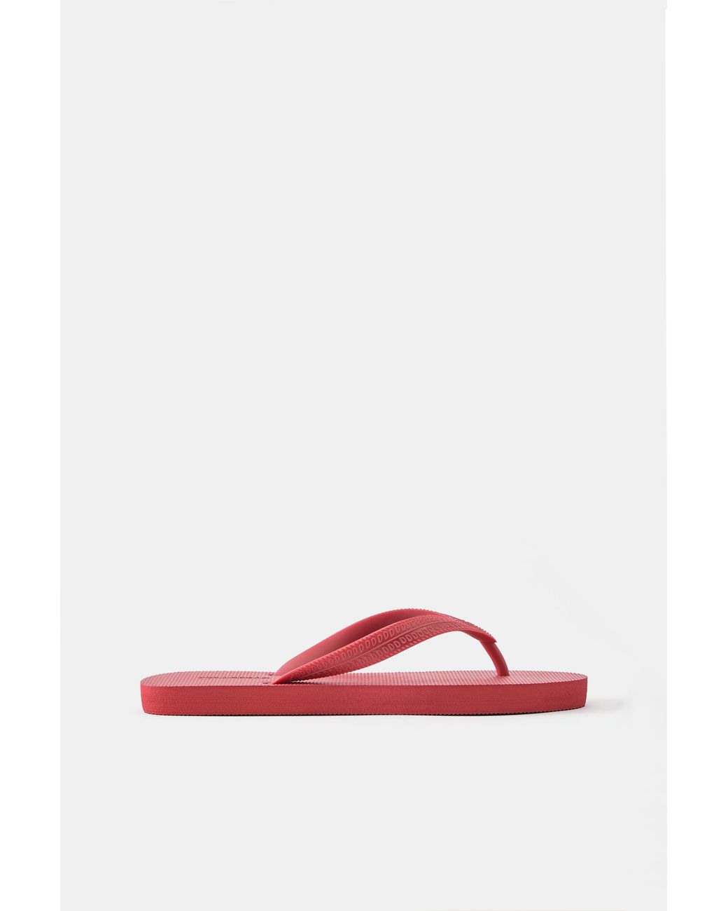Pull&Bear Platte Sandalen in het Gray