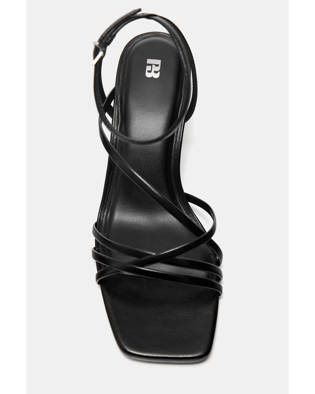 Pull&Bear Blue Strappy High-Heel Sandals