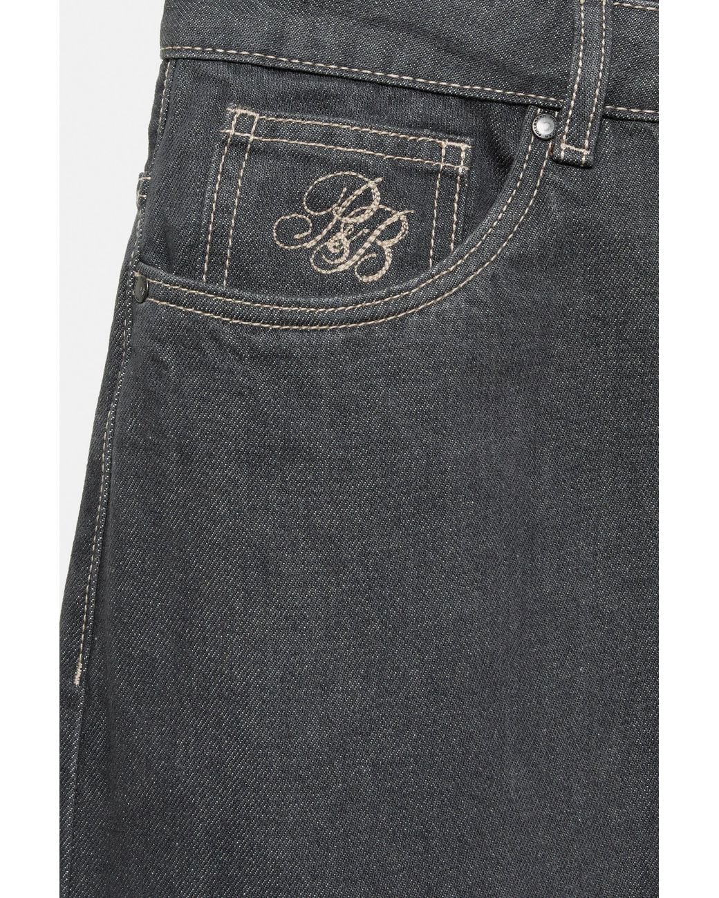 Pull&Bear White Straight-Leg Jeans for men