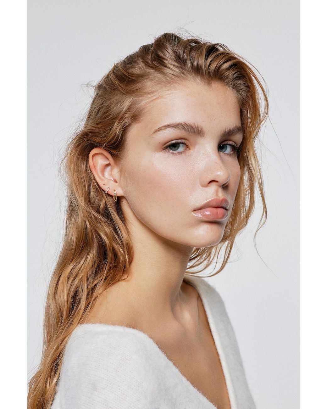 Pull&Bear Metallic Set Kleiner Ohrringe