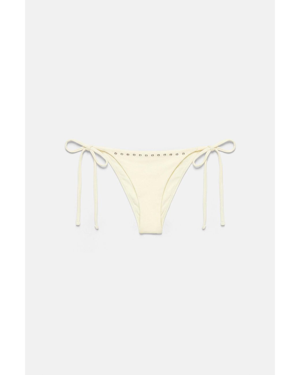 Pull&Bear Brown Studded Bikini Top