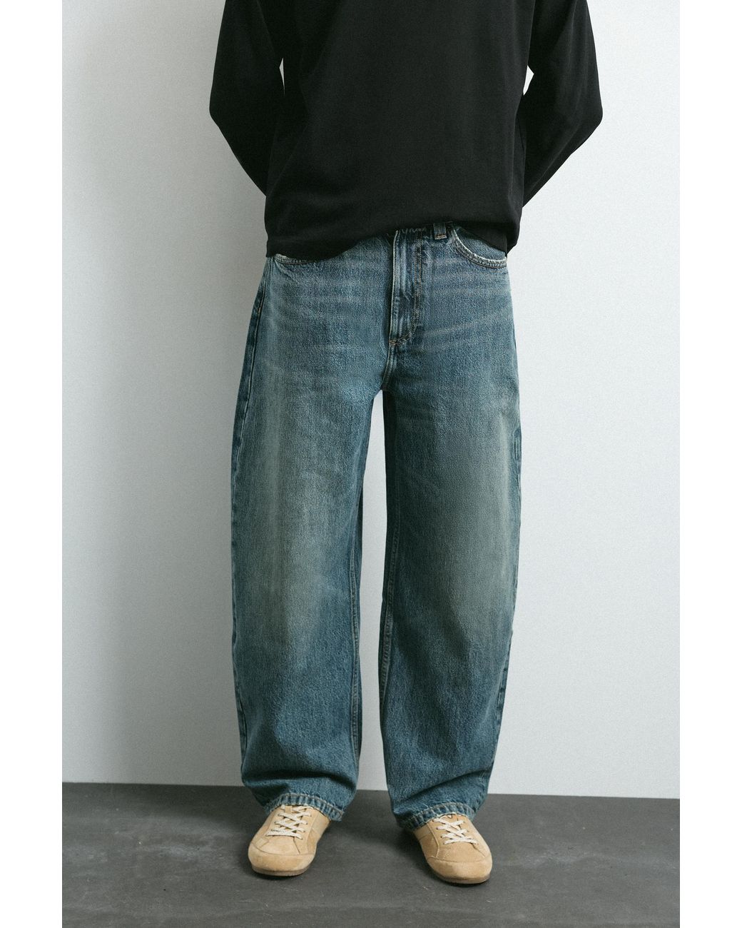 Pull&Bear Baggy Balloon Jeans in het Multicolor voor heren