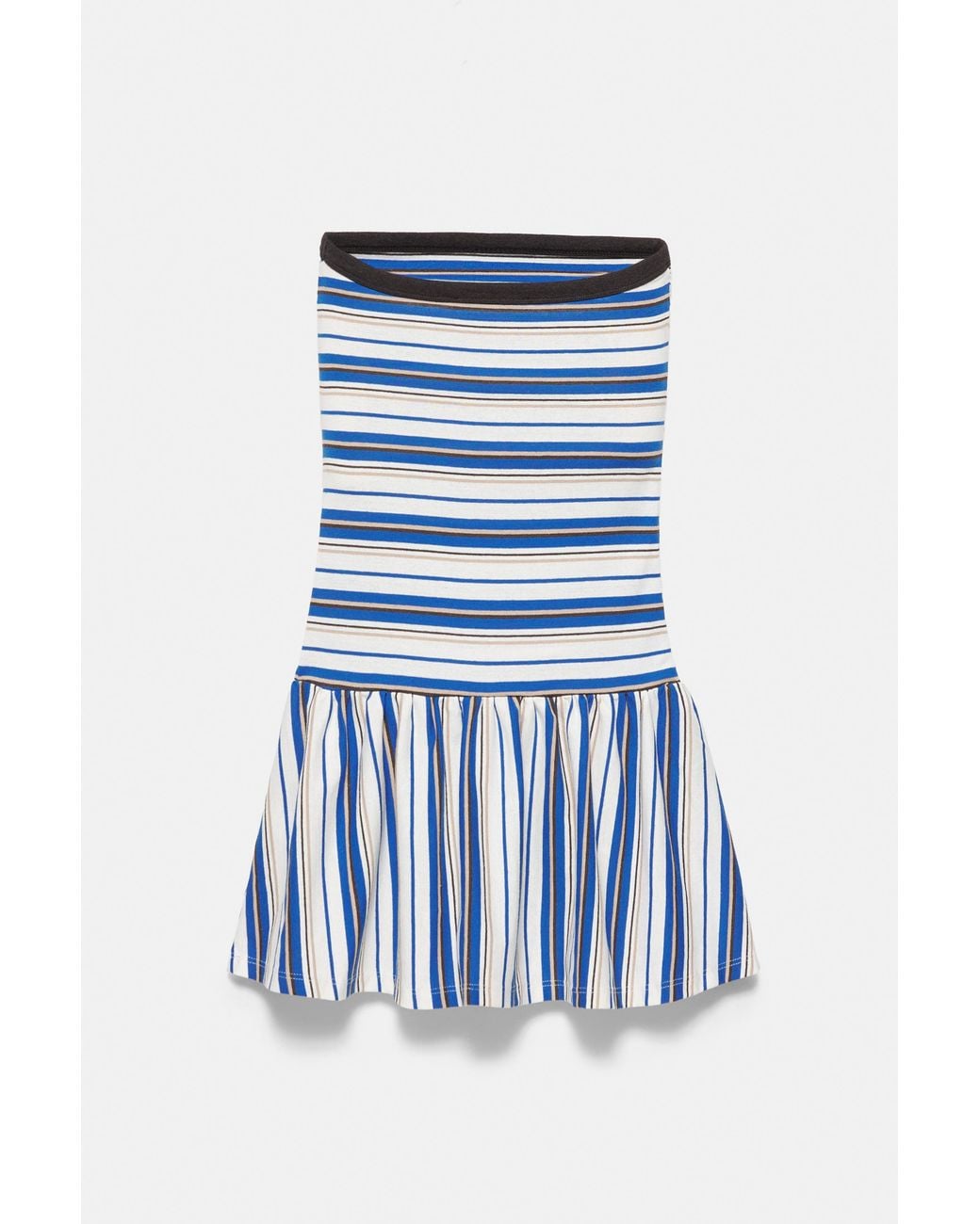 Pull&Bear Blue Short Balloon Dress