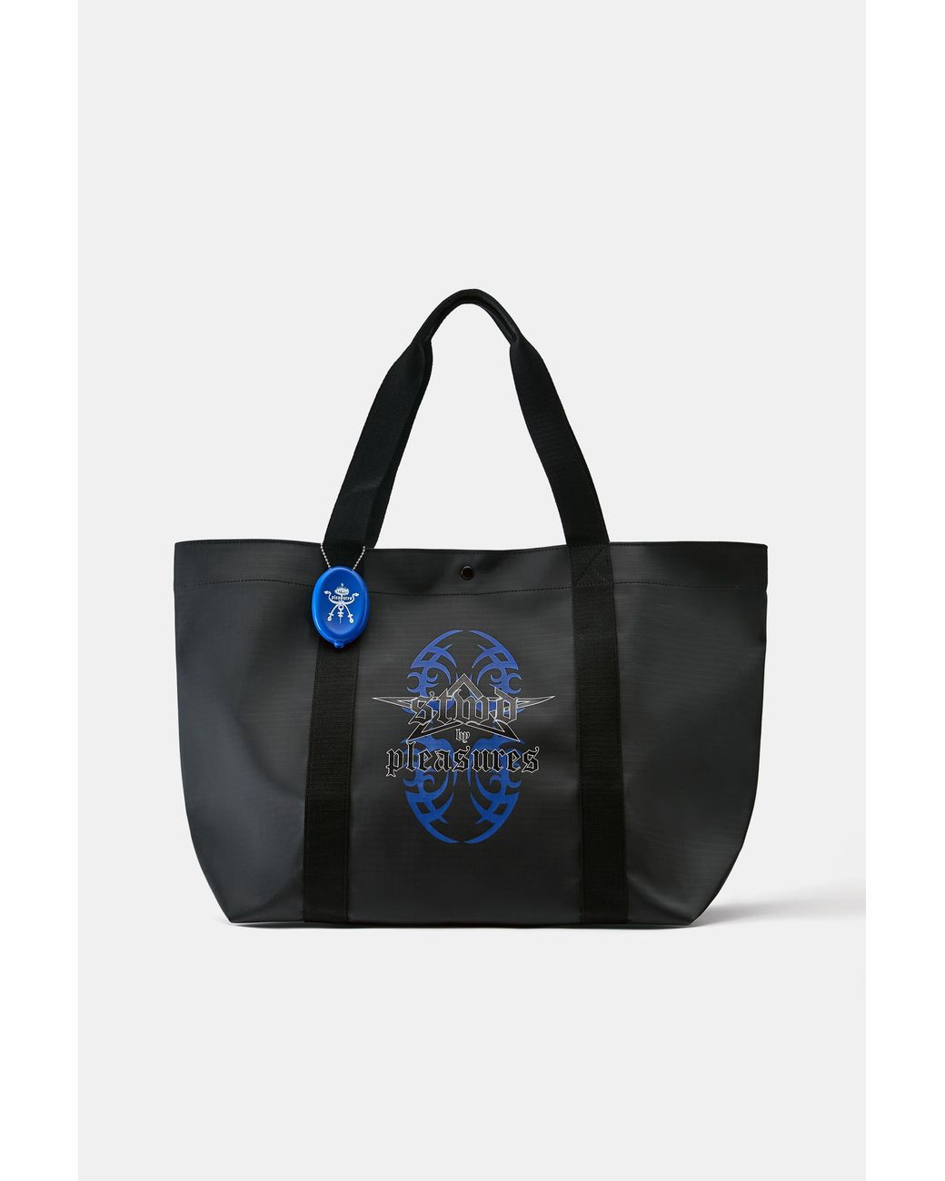 Pull&Bear Blue Pleasures Tote Bag for men