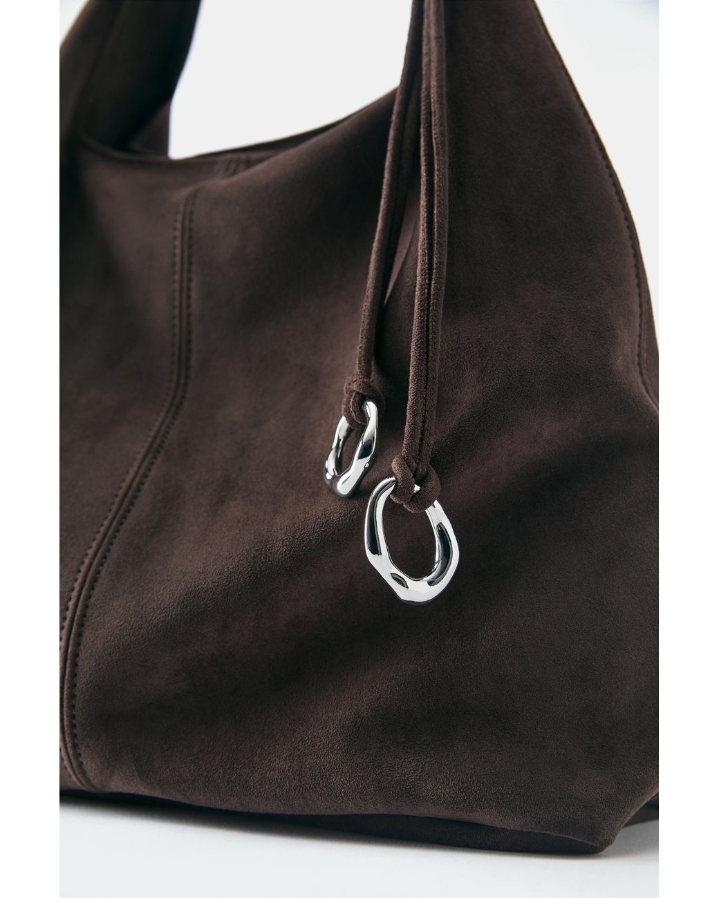 Borsa Shopper Con Decorazione di Pull&Bear in Black
