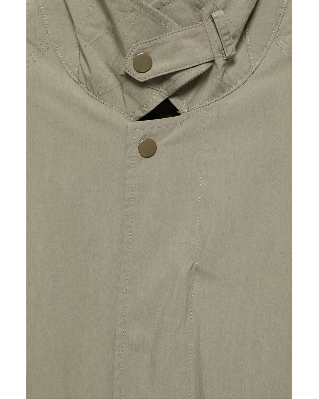 Pull&Bear Green Long Trench Coat for men
