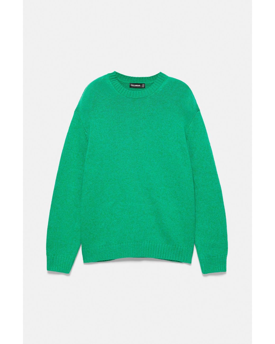 Maglia Collo Rotondo di Pull&Bear in Green da Uomo