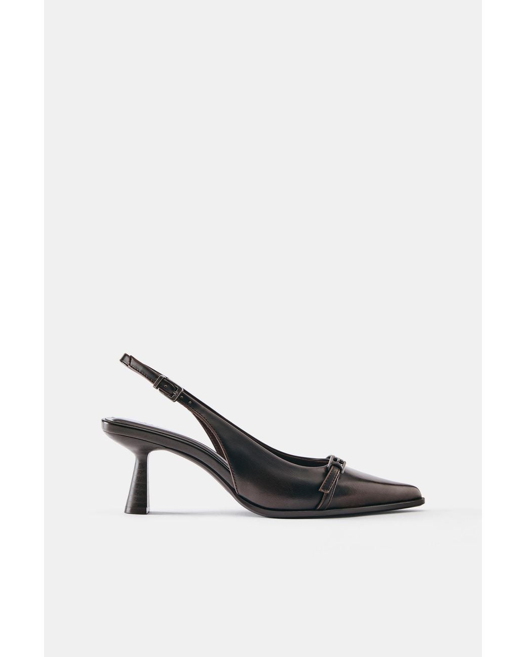 Chaussures À Talon À Boucle Pull&Bear en coloris Red