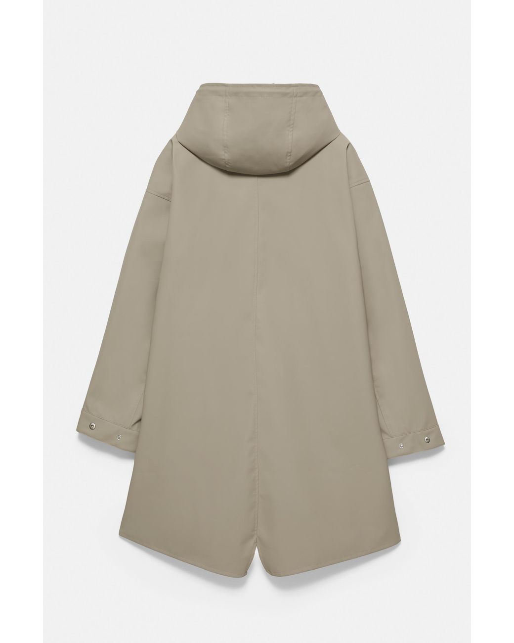 Coupe-Vent Long À Capuche Pull&Bear pour homme en coloris Gray