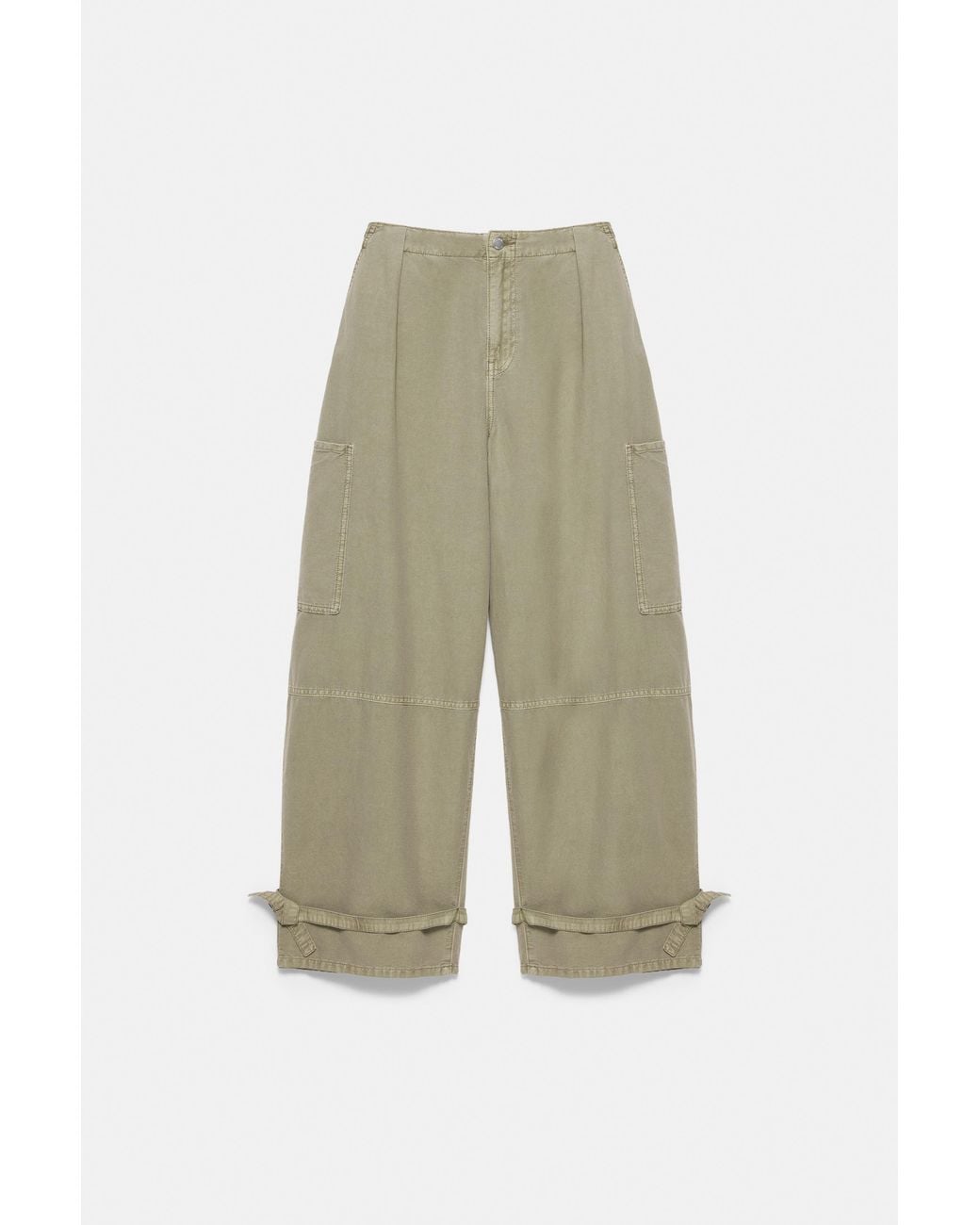 Pull&Bear Utility Barrel Broek in het Gray