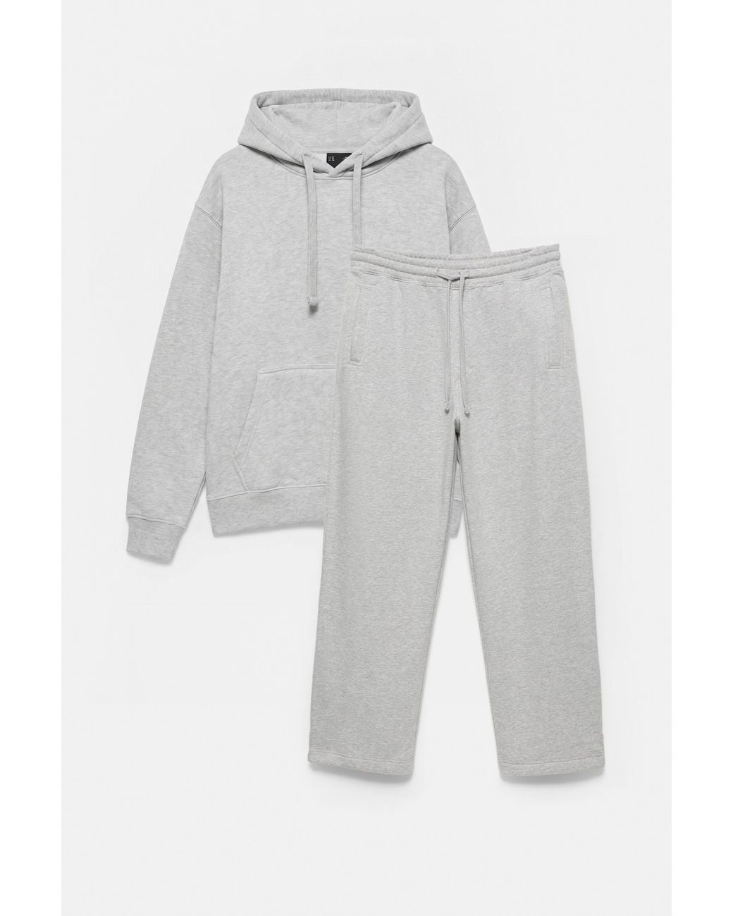 Pull&Bear Gray Joggers And Sweatshirt Pack for men