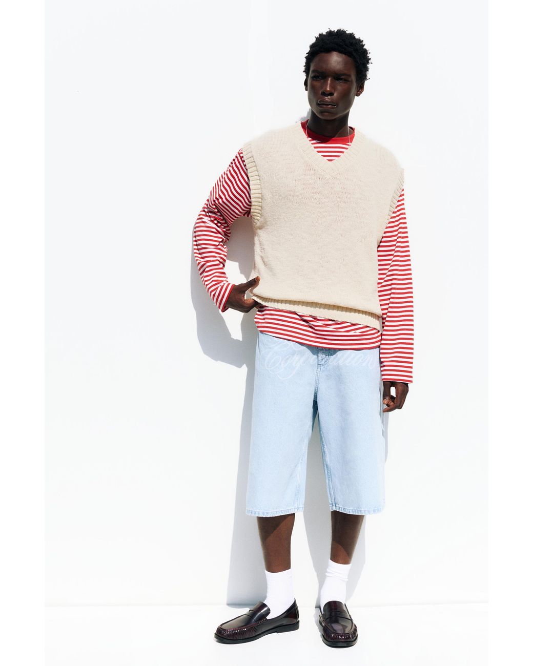 Gilet di Pull&Bear in Multicolor da Uomo