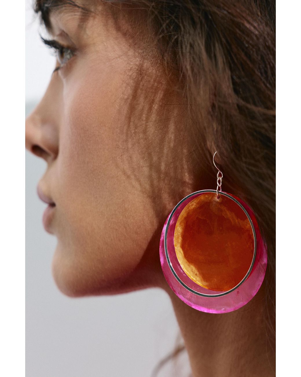 Pull&Bear Orange Doppel-Ohrringe