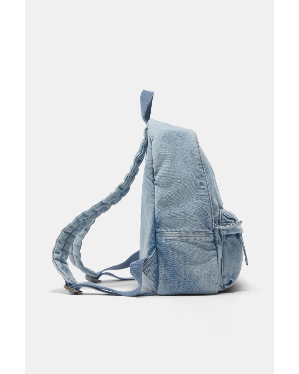 Pull&Bear Blue Denim Backpack