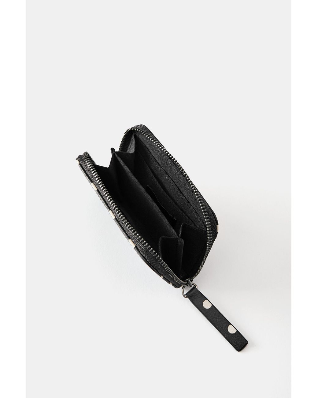 Pull&Bear Black Polka Dot Purse