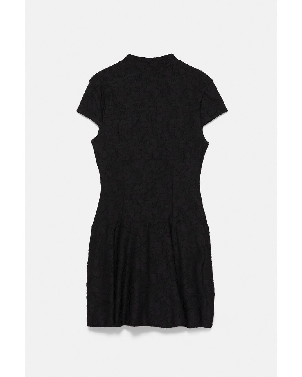 Robe Courte Jacquard Pull&Bear en coloris Black