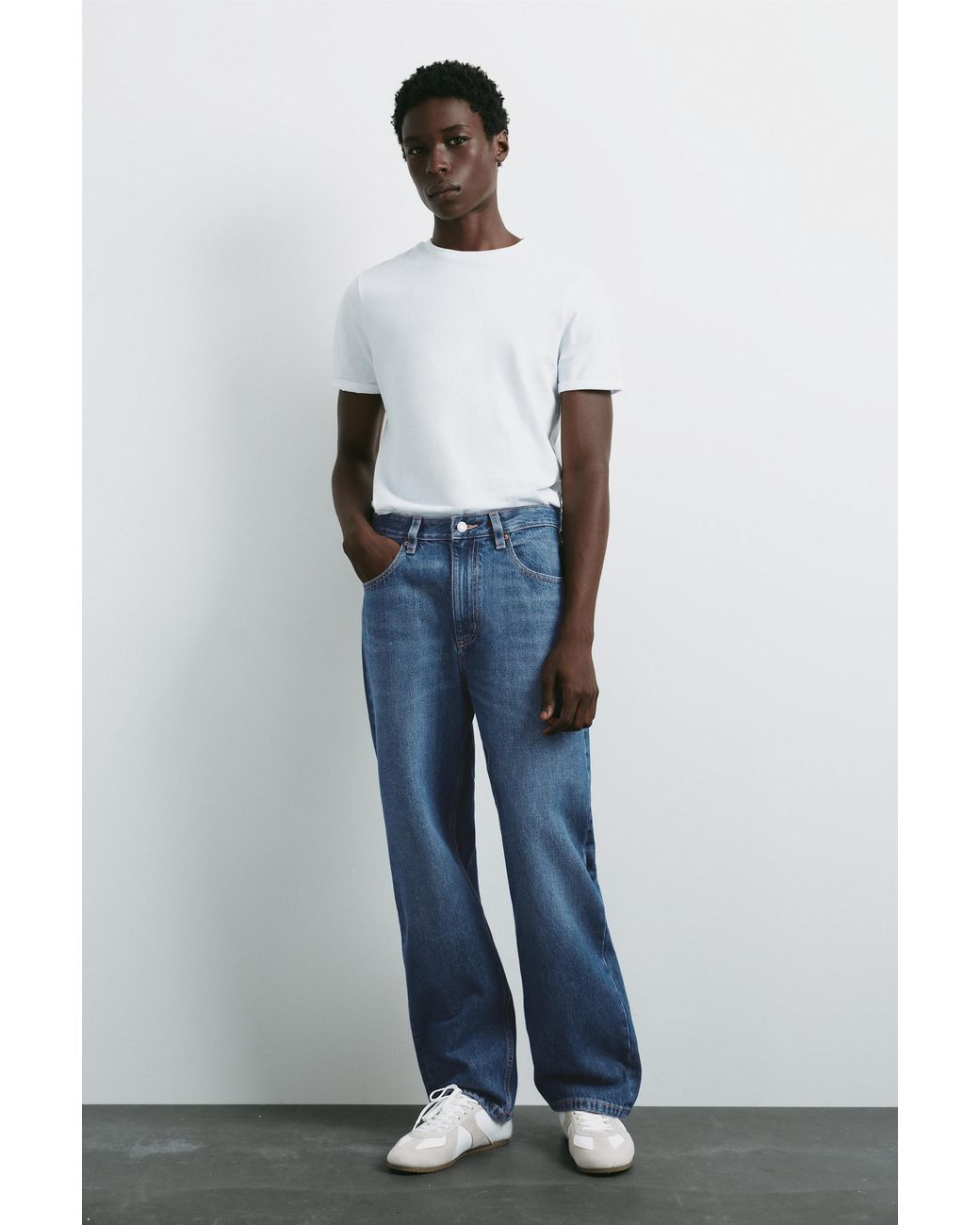 Jeans Baggy di Pull&Bear in Blue da Uomo