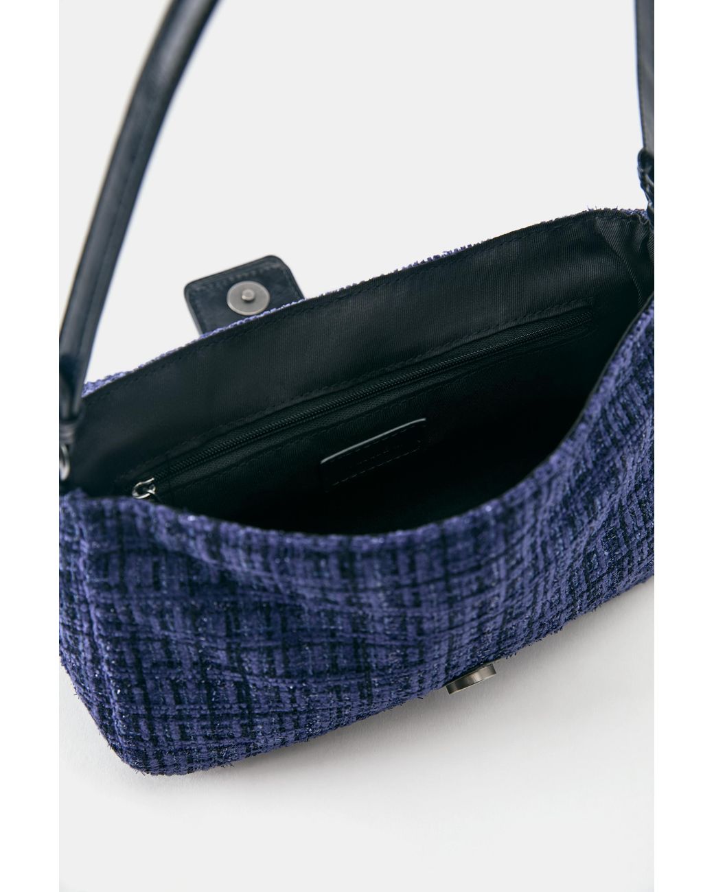 Sac Porté Épaule Texturé À Boucle Pull&Bear en coloris Blue