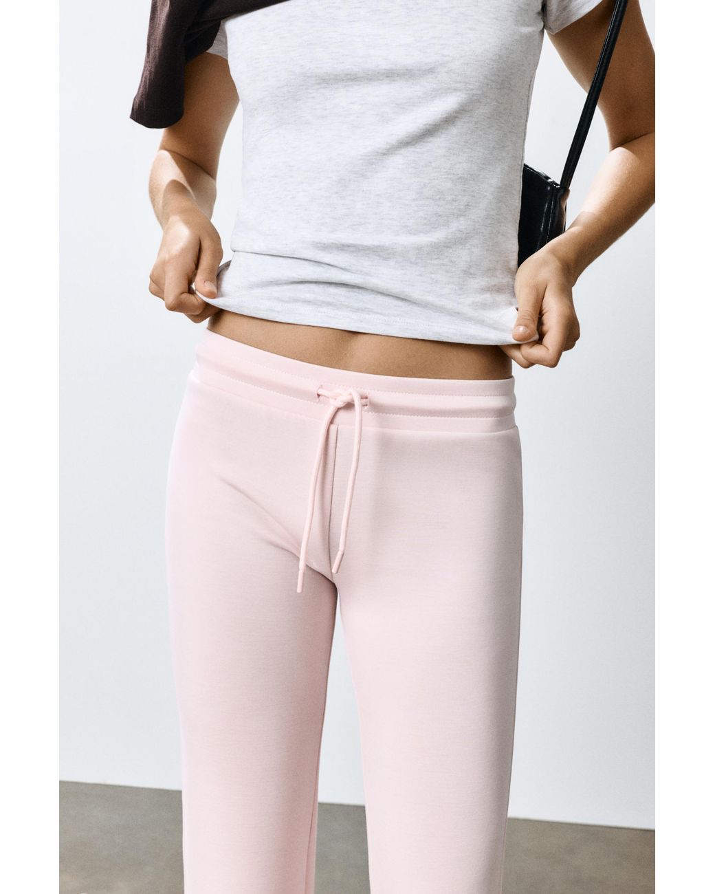 Pull&Bear Multicolor Schlaghose Mit Weichem Griff