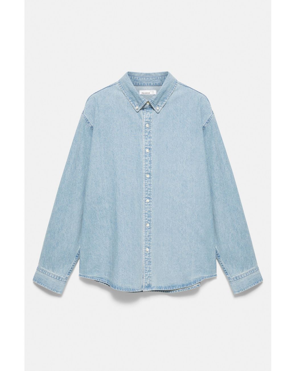 Camicia di Pull&Bear in Blue da Uomo