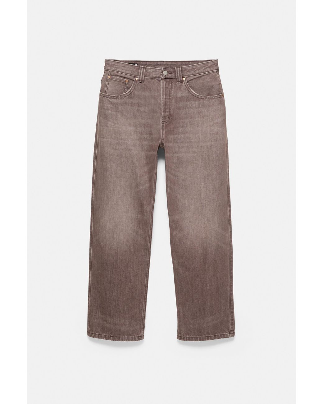 Pull&Bear Regular-Straight-Jeans in Black für Herren