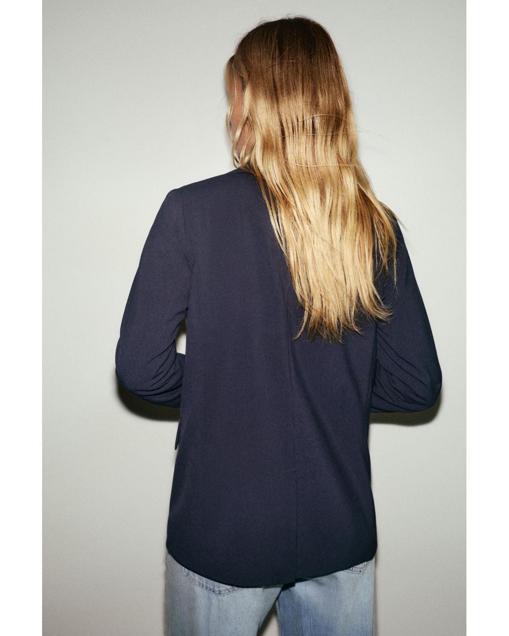 Pull&Bear Blue Basic Blazer