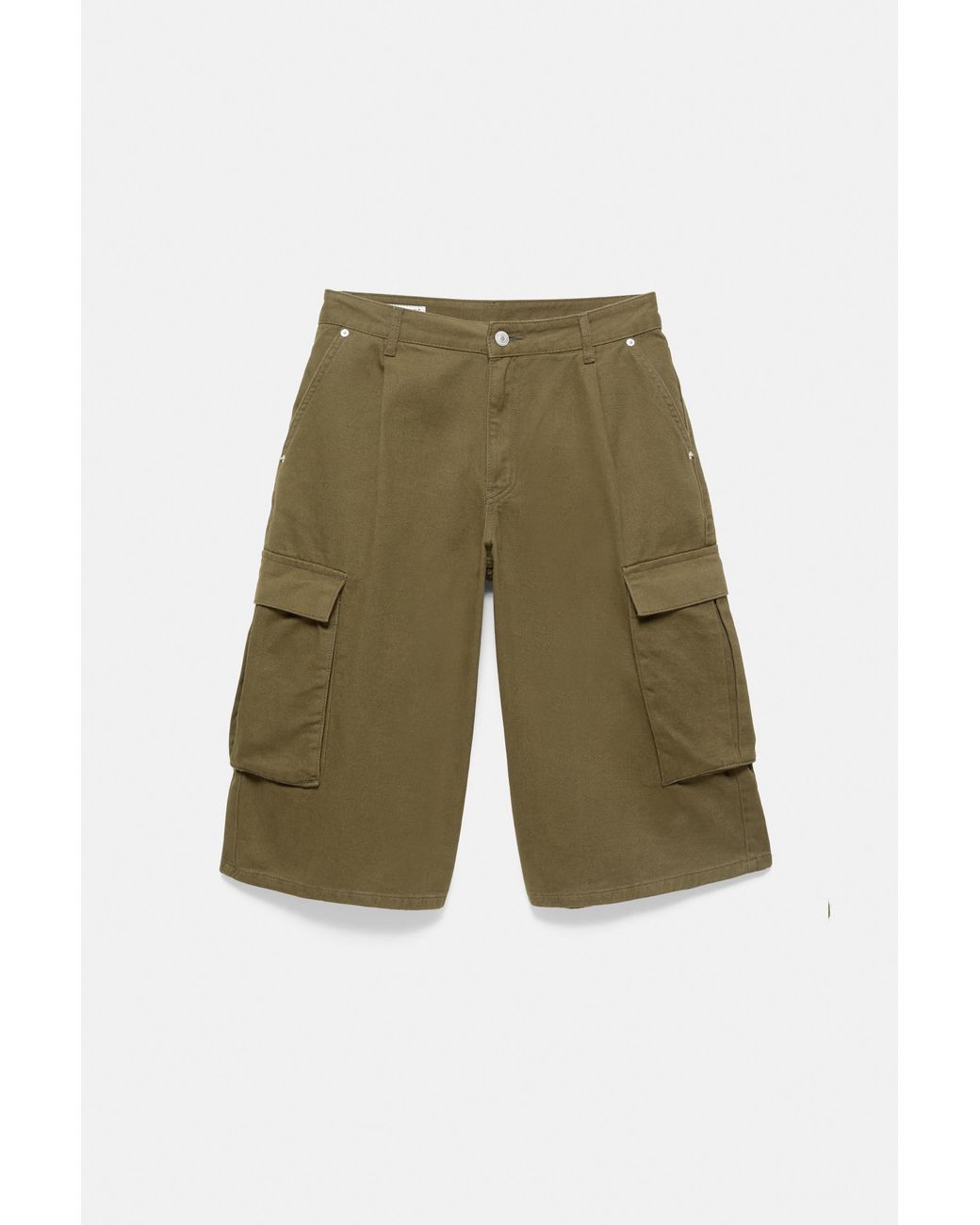 Pull&Bear Jorts Cargo in het Green