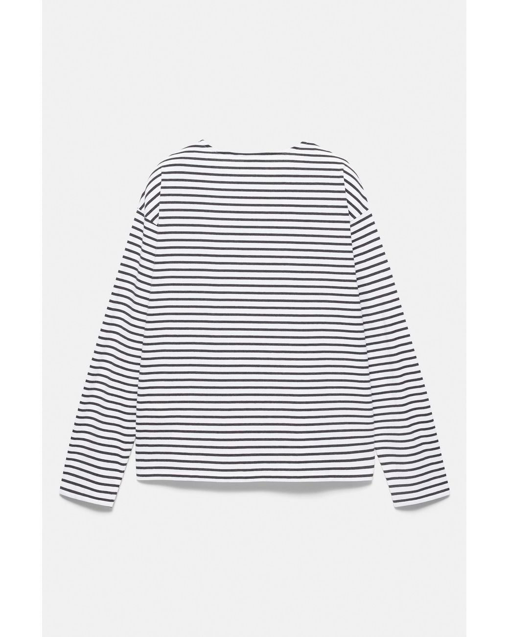 Pull&Bear Black The Cure Striped T-Shirt for men