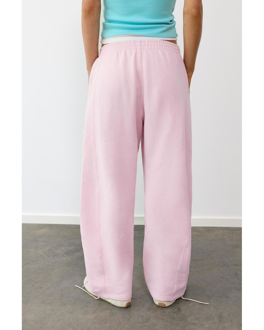 Pull&Bear Gray Barrel-Leg Joggers