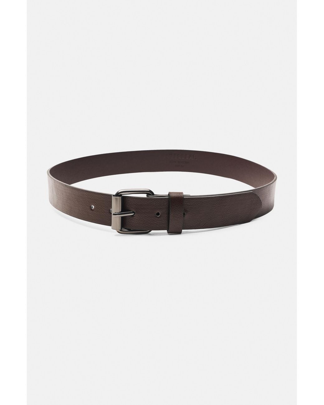 Pull&Bear Brown Leather Effect Belt for men