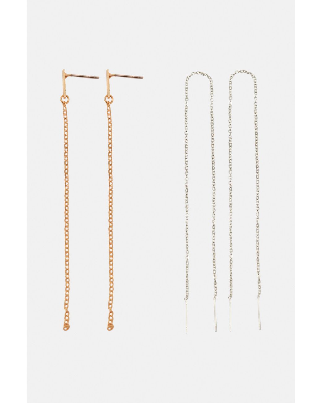 Pack Orecchini Earcuff di Pull&Bear in White