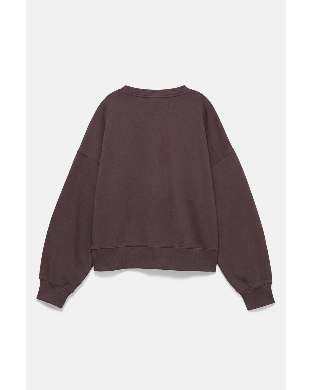 Pull&Bear Brown Round Neck Sweatshirt
