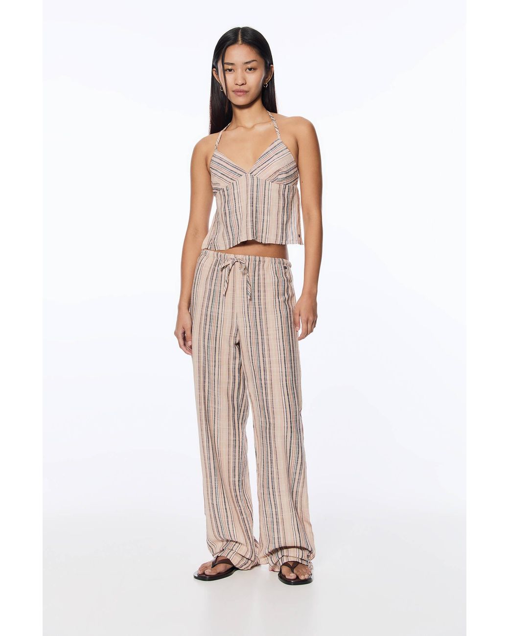 Pull&Bear Striped Rustic Trousers Lyst UK