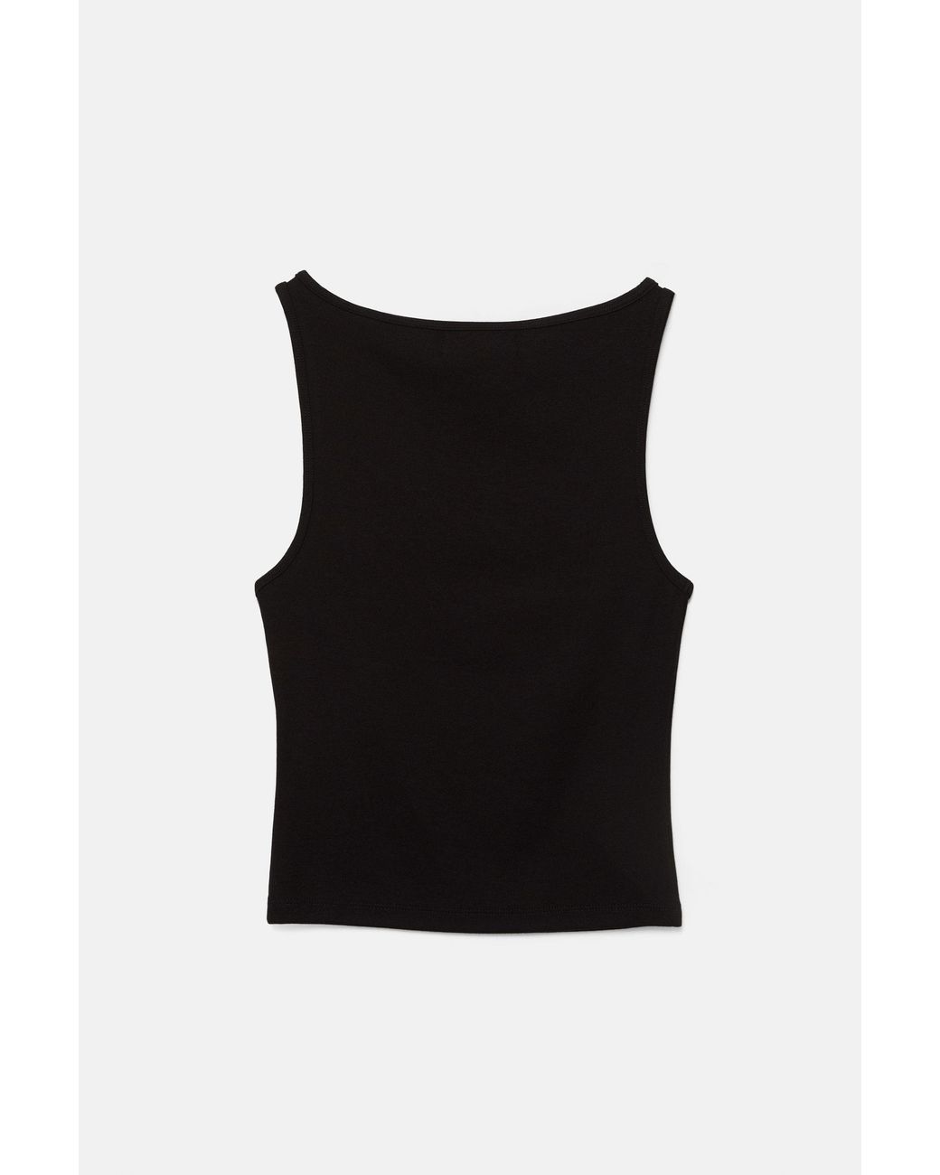 Pull&Bear Blue Boat Neck Tank Top