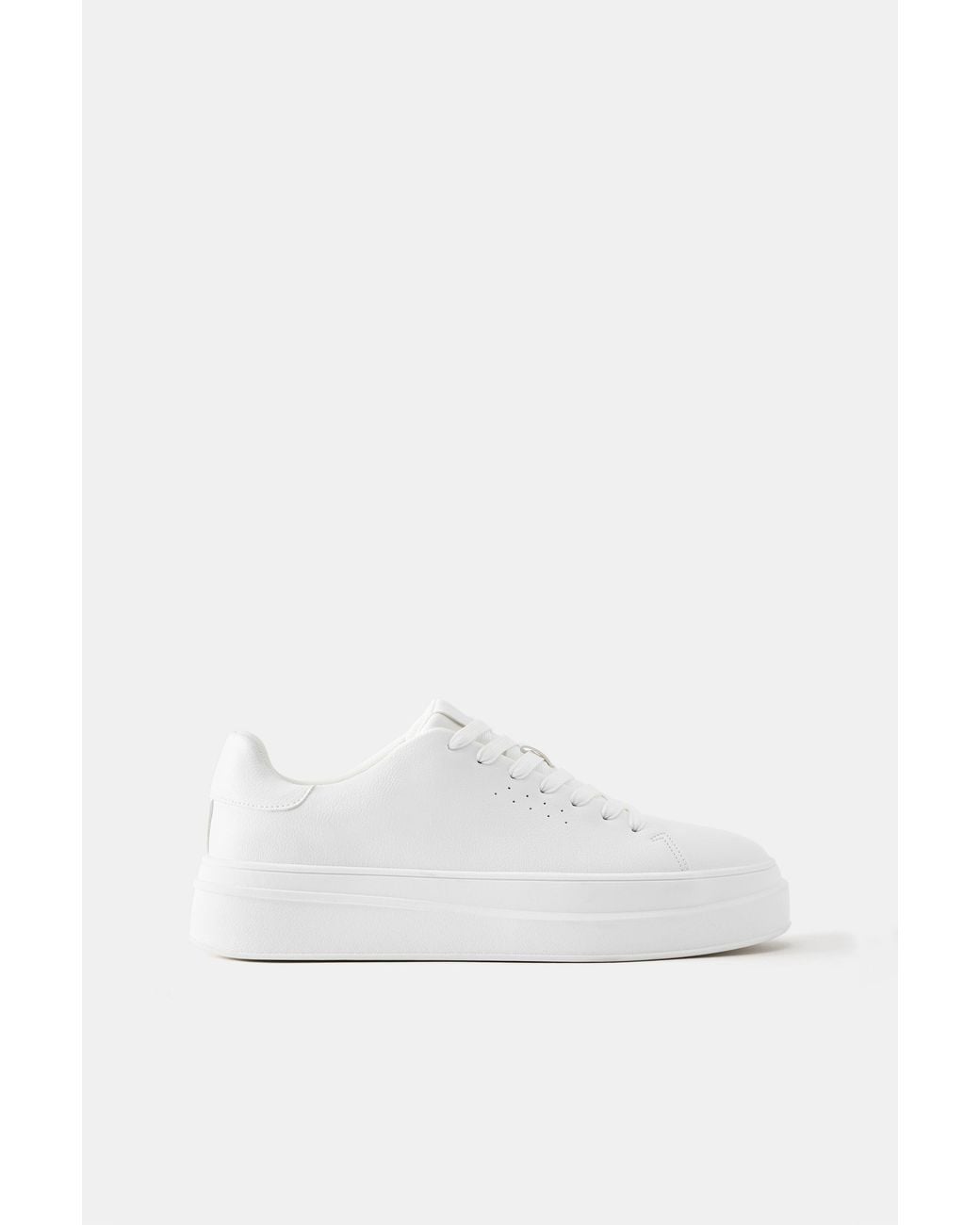 Pull&Bear White Casual Chunky Trainers for men