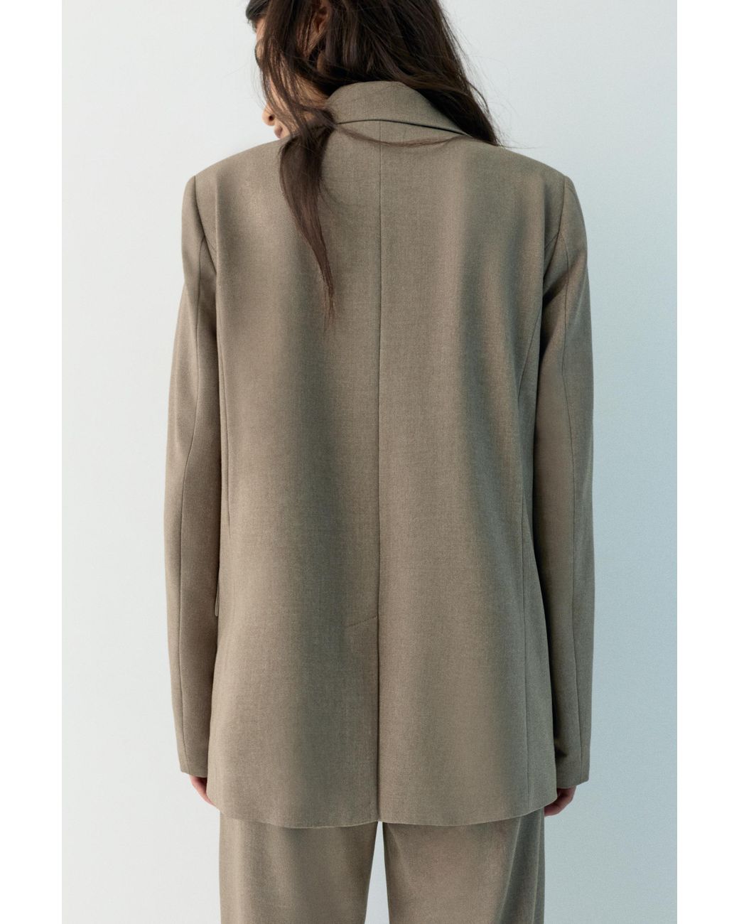 Pull&Bear Basic Blazer in het Gray