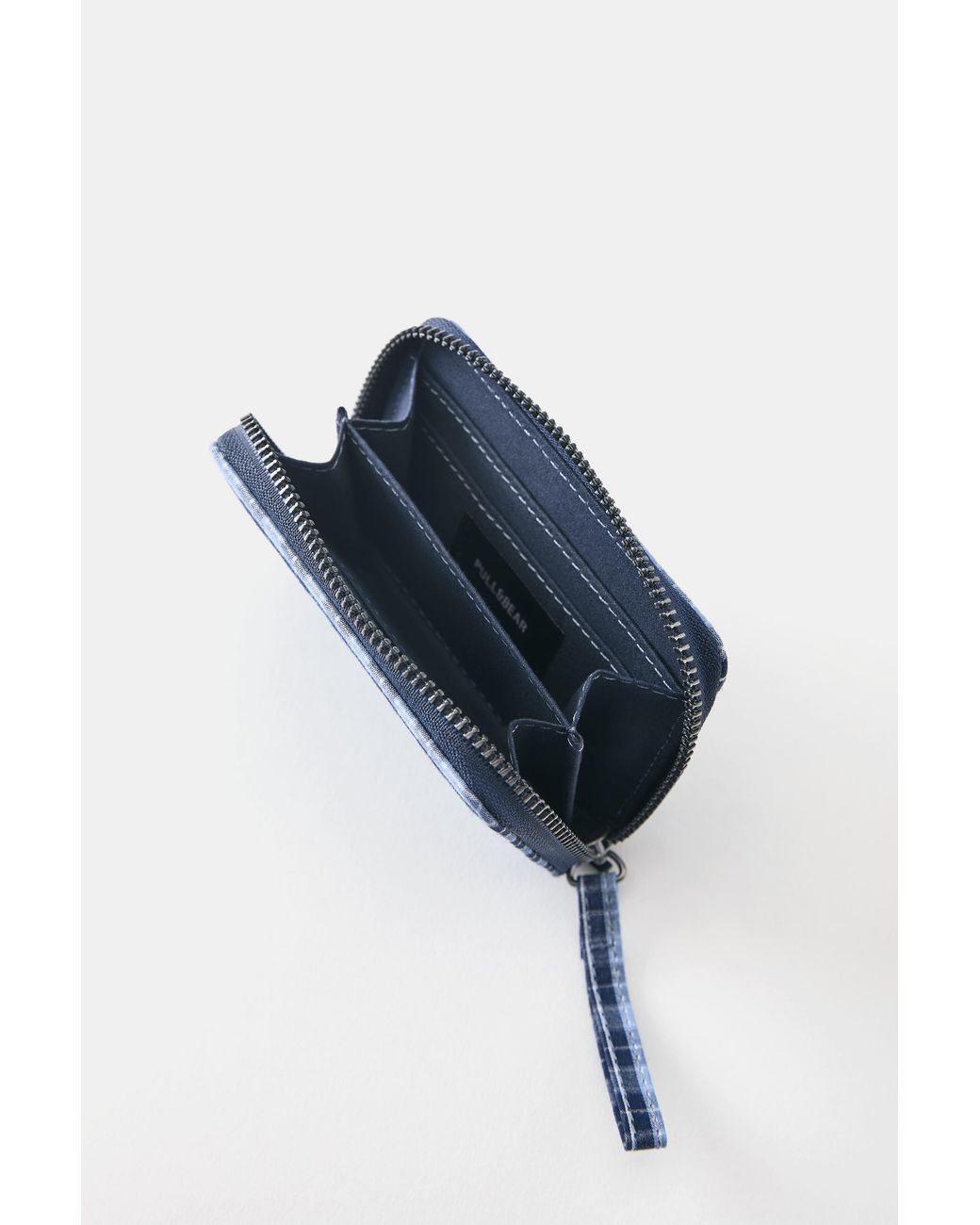 Portafogli A Quadri di Pull&Bear in Blue