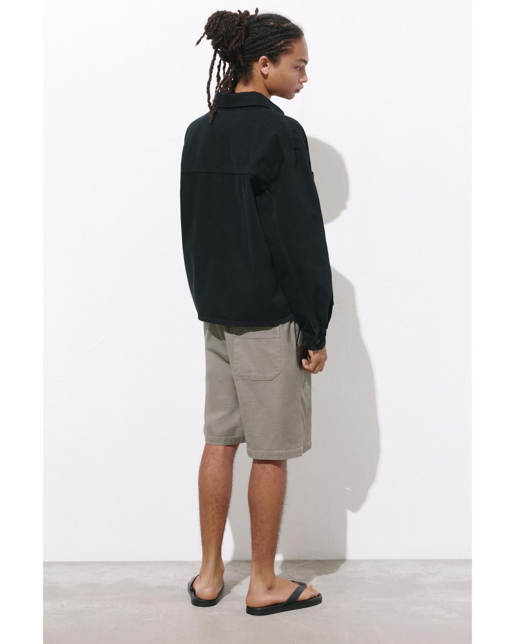 Short Jogging Pull&Bear pour homme en coloris White