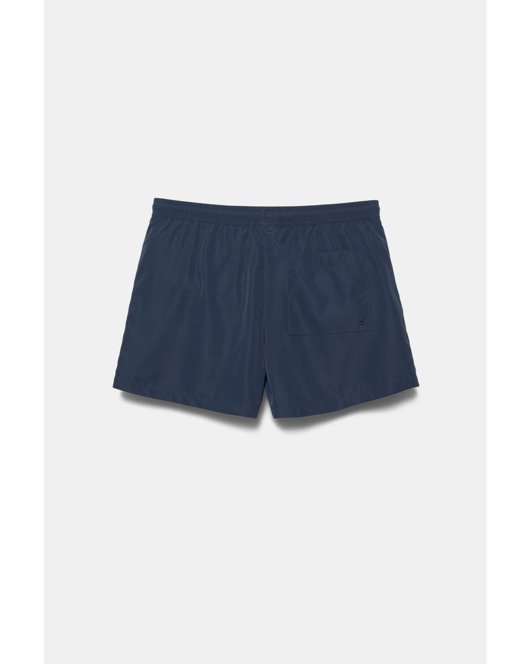 Pull&Bear Gray Basic Swimming Trunks for men