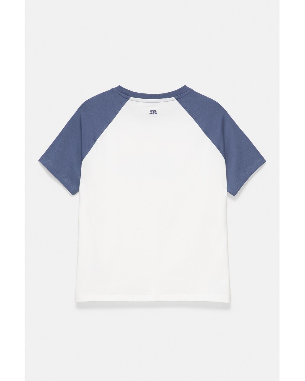 Pull&Bear Blue Slogan Raglan T-Shirt