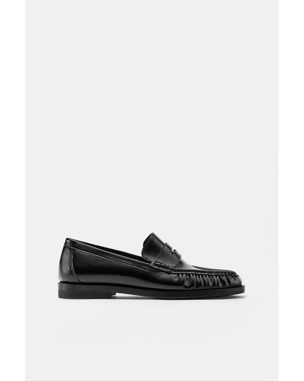 Mocassins Froncés Pull&Bear en coloris White