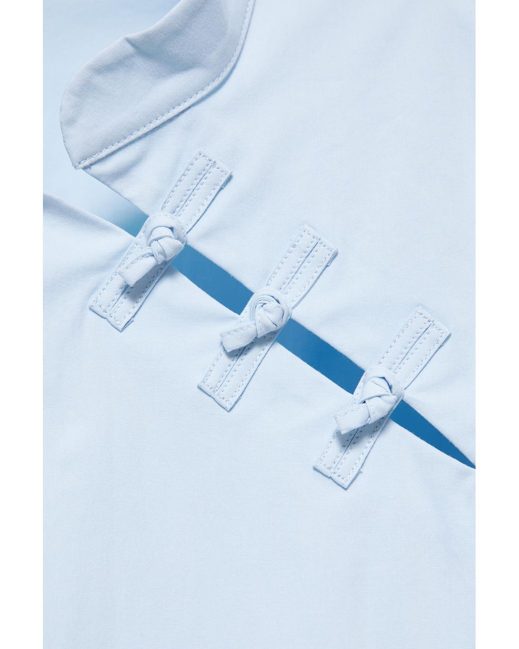Pull&Bear White Poplin Toggle Shirt