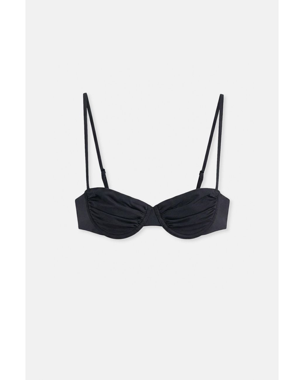 Pull&Bear Black Balconette Bikini Top
